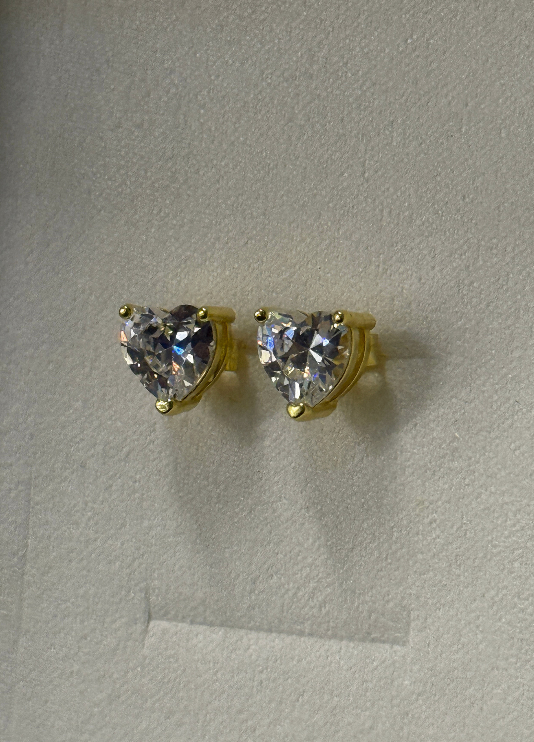 PETITE HEART EARRINGS