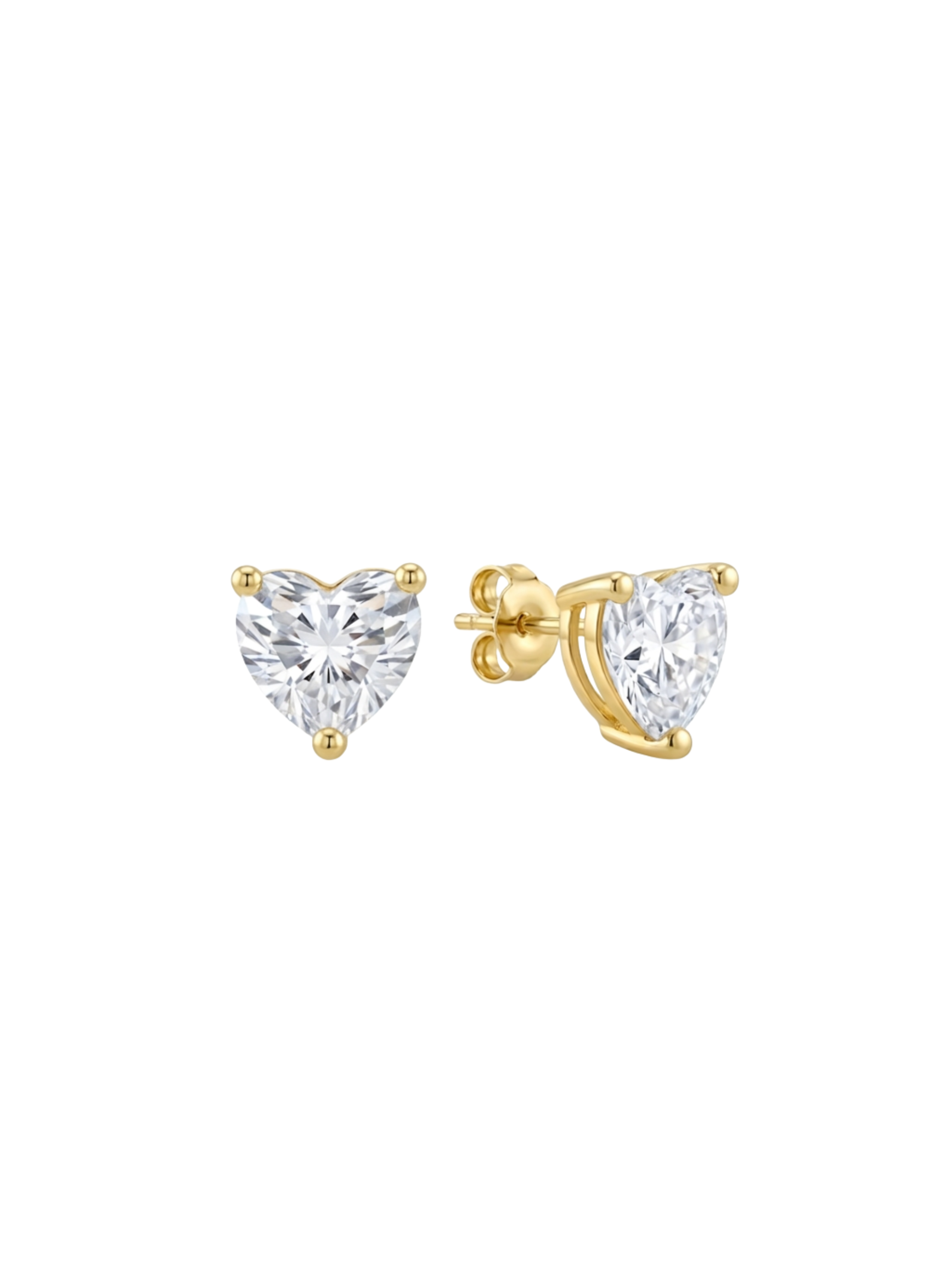 PETITE HEART EARRINGS