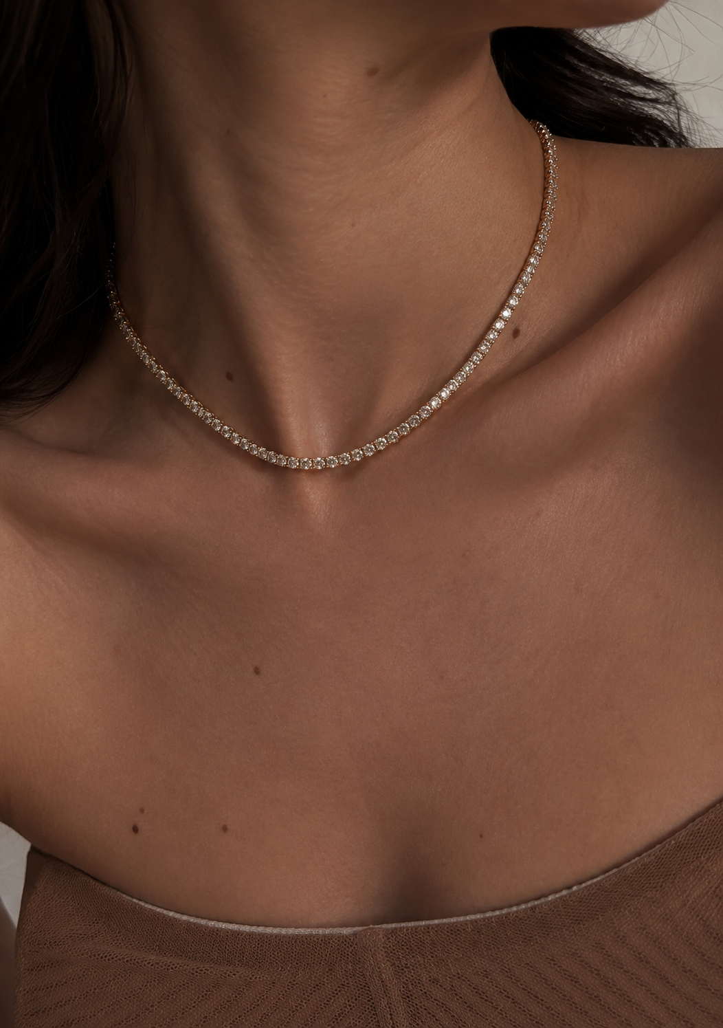CLASSIC TENNIS NECKLACE 3MM
